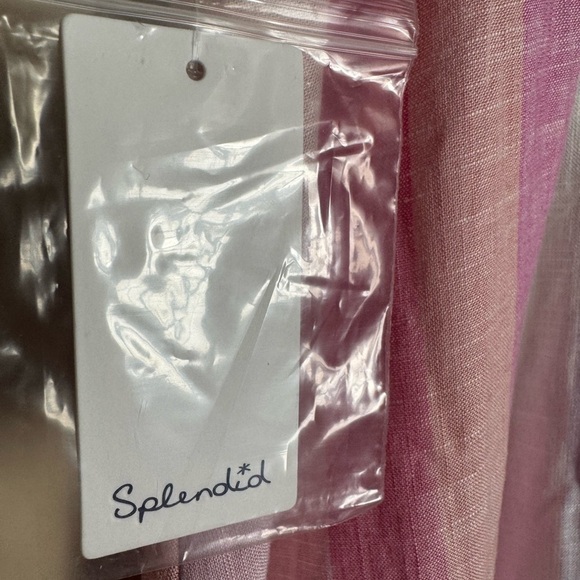 NWT Splendid Sunset Hibiscus Stripe Linen Blend Maxi Skirt size Small - Picture 5 of 6